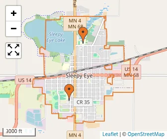 Area schools map